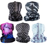 S A Soul of Adventure 5-Pack UV Face Shield | UV Protection, UPF 30+ Multipurpose Neck Gaiter Balaclava for Adults | Motorcycle Pack