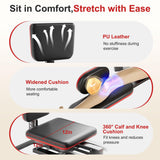 TDH Leg Stretcher, 220LBS Stretcher Machine,200° Adjustable Split Machine for Ballet, Dance,Yoga, Flexibility Stretching Equipment to Relieving Leg Muscl,Exercise for Everyone(Red)