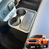 Trash Can for Ford Maverick 2025 2024 2023 2022,Upgraded Rear Trash Bin with Dual Cup Holder