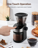 SHARDOR Burr Coffee Grinder Electric with 32 Grinding Sizes 3.0,Coffee Bean Grinder with 40 Seconds Adjustable Electronic Timer, Coffee Grinders for Home Use with Chamber Cleaning Button,Black