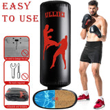 ULLIKI 67" Punching Bag for Adult with Boxing Gloves and Manual Pump, Freestanding Heavy Bag, Inflatable Sports Equipment for Men, Women ULLIKI