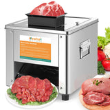 Newhai 850W Meat Cutter Machine 3.5mm Electric Meat Slicer Shredded Cutting Machine Stainless Steel 330lb/h for Boneless Pork Chicken Fish for Family and Commercial Use (Meat thickness: 3.5mm)