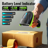 Tera Barcode Scanner with Battery Indicator: 1D Wireless, 5100 Green