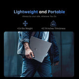 Gaming Laptop with AMD Ryzen 4300U Processor, 15.6" FHD Screen Laptop Computer with Radeon Graphics, 16GB RAM 512GB ROM Laptops Work Student Windows 11 Laptop, Wi-Fi, Type-C, HDMI, Webcam Cover Slide