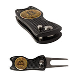 HODL 21 Bitcoin Divot Repair Tool and Blude Putter Cover Combo - Black