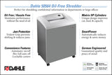 Paper Shredder, Cross Cut, P-4 Security, German Engineered, Jam Protection, Oil Free, SmartPower