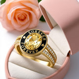 Oseew 2027 High School Class Ring Custom College Graduation Ring Women