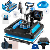 Topdeep Pro Heat Press 15x15 Inch, 8 in 1 Heat Press Machine with 30 OZ Tumbler Press