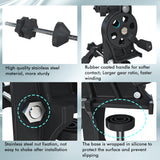 Fishing Line Spooler Winder Machine - 5:1 High Speed Gear Ratio Fast Winding, Two-Way Unwinding Function, Single-Point Quick Mount, Compatible with Spinning Casting Trolling Reels