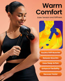 NAPRE Massage Gun with Heat and Cold,Massage Gun Deep Tissue with Extension Handle & 3 Adjustable Angles,Handheld Percussion Back Massager for Muscle/Neck/Body Pain Relief with Case,Mothers Day Gifts