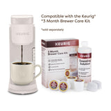 Keurig K-Express Single Serve K-Cup Pod Coffee Maker, 3 Brew Sizes, Strong Button Feature, 42oz Removable Reservoir, Warm Stone