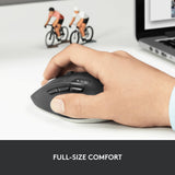 Logitech M720 Triathlon Multi-Device Wireless Mouse, Bluetooth, USB Unifying Receiver