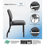 Boss Office Products Chairs Guest Seating, Black