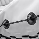 Intex Dakota K2 2 Person Inflatable Vinyl Kayak and Accessory Kit with 86 Inch Oars, Air Pump, and Carry Bag for Lakes and Rivers, Gray and Red Intex