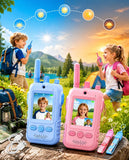 Trigowalt Rechargeable Kids Walkie Talkies:2 Pack All-Day Outdoor Adventure