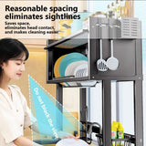 Home Furnishing Over The Sink Dish Drainer Drying Rack 3 Tier Over Sink Dish Rack for,oversink Dish Dry Rack,Space Saving Dish Drying Rack,Kitchen Sink Organizer countertop(White,55cm/21.7in)