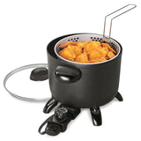 Presto 06006 Kitchen Kettle Multi-Cooker, Steamer, Deep Fryer, Black