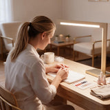 Hengsense4-PackAluminumDeskLampwithChargingStation,15WTableLamp