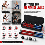 Adjustable Weighted Ropeless Battle Rope, Progressive Weight Training for Home & Small Spaces, Light Weight for Fast Cardio, Heavy for HIIT Challenge, Beginner, Home Gym, Activate Training State