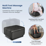 COMFIER 2 in 1 FSA Foot Massager Machine, HSA Shiatsu Foot and Calf Massager with Heat,Kneading,Vibration,Compression Massagers for Feet Health,Ankle & Leg Tired, Plantar Fasclitis,Gift for Men Women