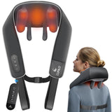 Neck Massager with Heat [2025 Upgraded]- Cordless Neck Massager for Pain Relief Deep Tissue with Wireless Remote Control CuPiLo