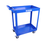 HIGOOD Heavy Duty Service Utility Cart, 2 Shelf Steel