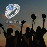 Oseew Class Ring 2027 Customized High School College Graduation Gift