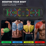 KUYOU Portable Home Gym Workout Equipment, Push Up Board, Pilates Bar & Fitness Accessories with Resistance Bands for Upper Body Strength Training Full Body Workout at Home KUYOU