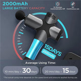 TECJHJZ Massage Gun, Deep Tissue Massage Gun Muscle Stimulator Body Massager Fascial Low Noise for Fintness Shaping