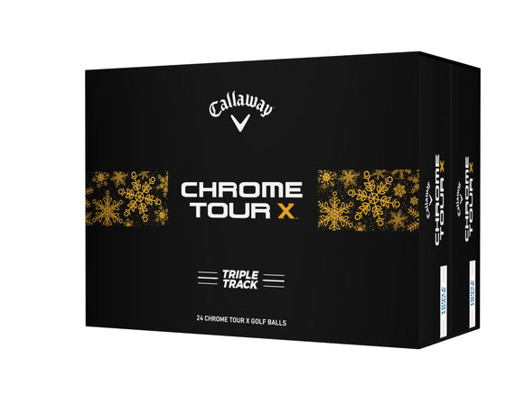 Callaway Golf Chrome Tour X Triple Track Golf Ball (Holiday, 2 Dozen) Callaway