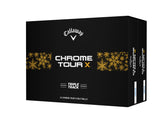 Callaway Golf Chrome Tour X Triple Track Golf Ball (Holiday, 2 Dozen) Callaway