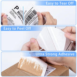 Phomemo 300DPI 4" Touchscreen Wi-Fi 4x6 Thermal Shipping Label Printer & 500Pcs 4X6 Thermal Labels