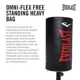 Everlast Freestanding Adjustable Punching Bag for Adults | Heavy Boxing Bag with Stand | Free Standing Punching Bag for Boxing, Muay Thai, MMA, Home Gym Training