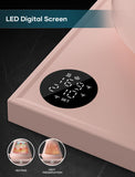 INTASTING Electric Kettle, Gooseneck Electric Kettle, ±1℉ Precise Temperature Control, Stainless Steel Interior, Quick Heating for Pour Over Coffee, Tea & Boiling Water, 0.9L (Pink)
