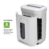 Professional Grade 10-Sheet High Security Micro-Cut Paper and Credit Card Shredder/ 60 Minutes/Security Level P-5, White Aurora