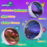 WATERELF Galaxy Putty Slime for Kids - Children's Day Gift, Fidget Sensory Artistic Therapy Putty Toys for Boys Girls Adults, Stress Relief Non-Sticky, 3.11 Inch 3.2 Oz – Green Purple