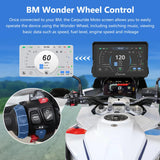 CARPURIDE W702BS for BMW Moto CarPlay & A-Auto Data Reading, Native Wonder