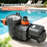 1.8HP Variable Speed Pool Pump for In Ground and Above Ground Pools 220V