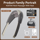 Neck and Shoulder Massager with Heat, Neck and Shoulder Back Massager for Pain Relief Deep Tissue, Portable Massagers KOSTAK