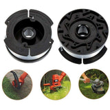 Eyoloty AF-100 30ft 0.065” Replacement Spools for Black Decker GH900 GH600 LST522 LCC140 String Trimmer Weed Eater Refills Auto-Feed Spool (6 Spool,1 Cap,1 Spring)