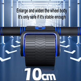 GELETE AB Wheel Roller with Automatic Rebound Assistance and Resistance Springs Perfect Home Gym Equipment for Men Women Abdominal Exercise Abdominal Fitness (Blue) GELETE