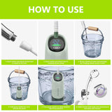 Aybvouy Portable Shower for Camping, 6000mAh Rechargeable Electric Outdoor Camping Shower Pump with LED Display, 4 Spray Modes, IPX8 Waterproof for Hiking, Travel, Car Washing & Pet Bath
