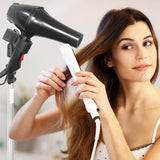 Shouken Adjustable Hands-Free Hair Dryer Stand Holder 360 Degree Rotation,Blow Dryer Holder Countertop With Non-Slip Tripod and Universal Clip