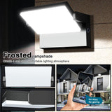 BIRITALO 120W Modern LED Security Flood Light, 360° Rotatable Dusk to Dawn