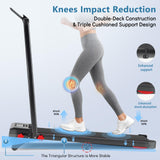 Ecogou Walking Pad with Handle Bar and Incline, 3 in 1 Under Desk Treadmill with Hiking Mode, 2.5HP Low Noise Walking Treadmill Pad