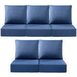 Luxury 24x24x6 Inch Outdoor Cushions for 5 Peice Patio Set
