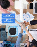 USB Speakerphone Microphone, Conference Speaker Omnidirectional Computer Mic, with 360º Voice Pickup, Touch-Sensor JOUNIVO