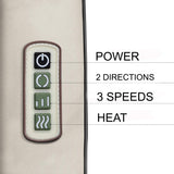 Neck and Back Massager with Heat Deep Kneading Massage for Neck, Shoulders, Back, Legs, Feet for Home, Office, Car FIVE S