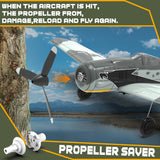 ANBURI RC Plane 4 Channel RC Airplane FW190 Ready to Fly with Upgraded Xpilot Stabilization System & One Key Aerobatic, Remote Control Airplanes for Beginners Adult