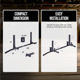 AmStaff Fitness Joist Mount Pull Up Bar, Ceiling Mounted Chin Up Bar for Home Gym, Crossfit, Beam, Rafter - Heavy Duty, Multi Grip, 42" Wide, Maximum Head Clearance - TU038 AmStaff Fitness